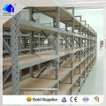 Jracking retail grocery store display rack angle steel slotted boltless rivet shelving